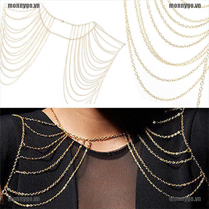 [COD+monnygo]Style Fashion Sexy Body Women Jewelry Tassels Link Body Should | BigBuy360 - bigbuy360.vn
