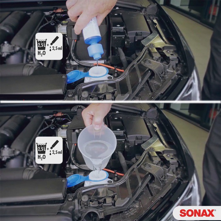 Dung dịch làm sạch và làm trong kính ô tô nhãn hiệu Sonax 271141 250ml - Hàng chính hãng