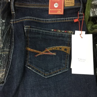 Quần jean chỉ nổi vnxk