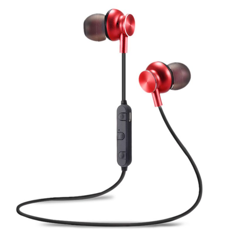 Tai Nghe Bluetooth bonj Kiểu Dáng Thể Thao Có Dây Đeo Cổ Tiện Dụng