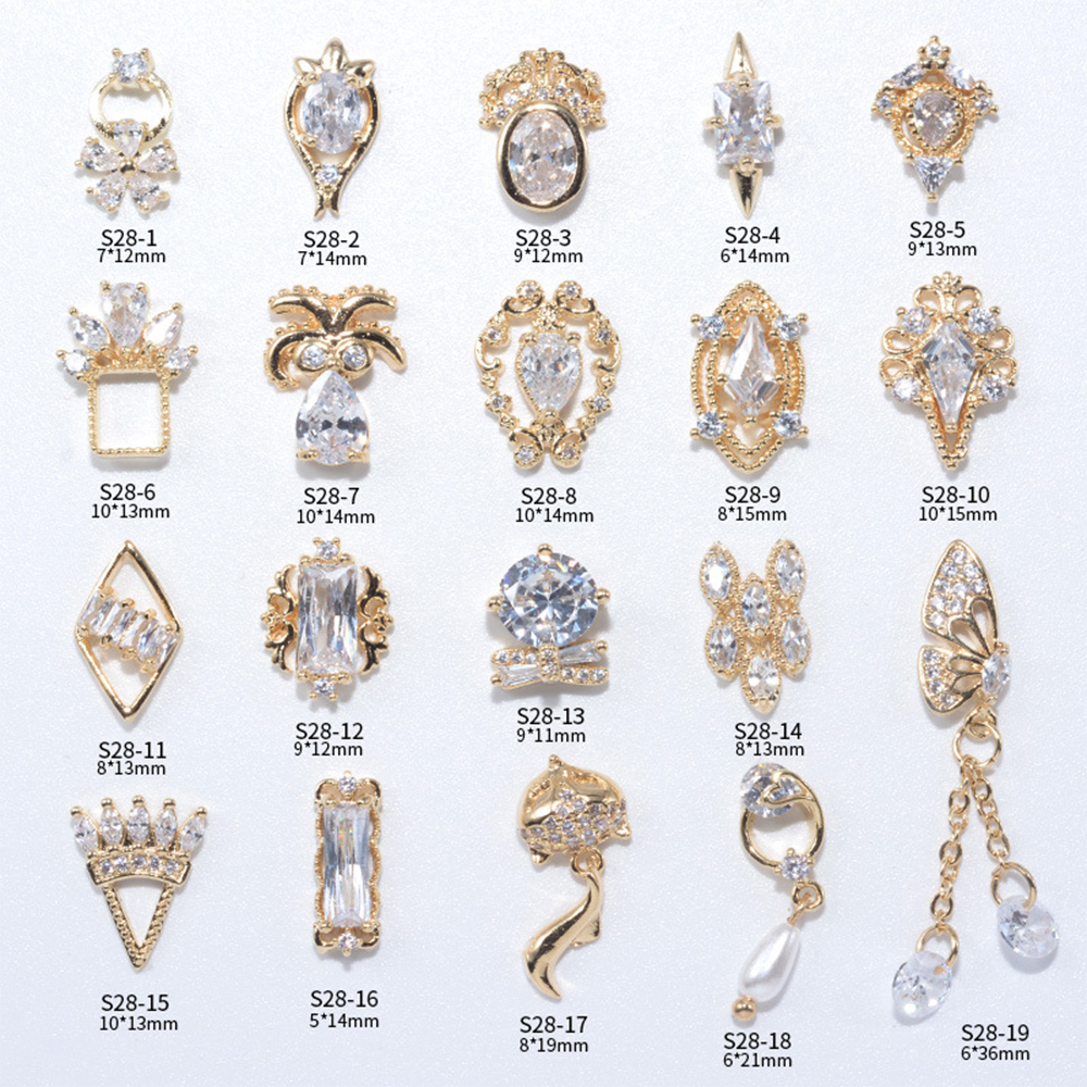 Phụ kiện trang trí móng tay hiệu ứng 3D nghệ thuật