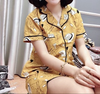 Bộ Đồ Ngủ Kate ( Cộc - Cộc)