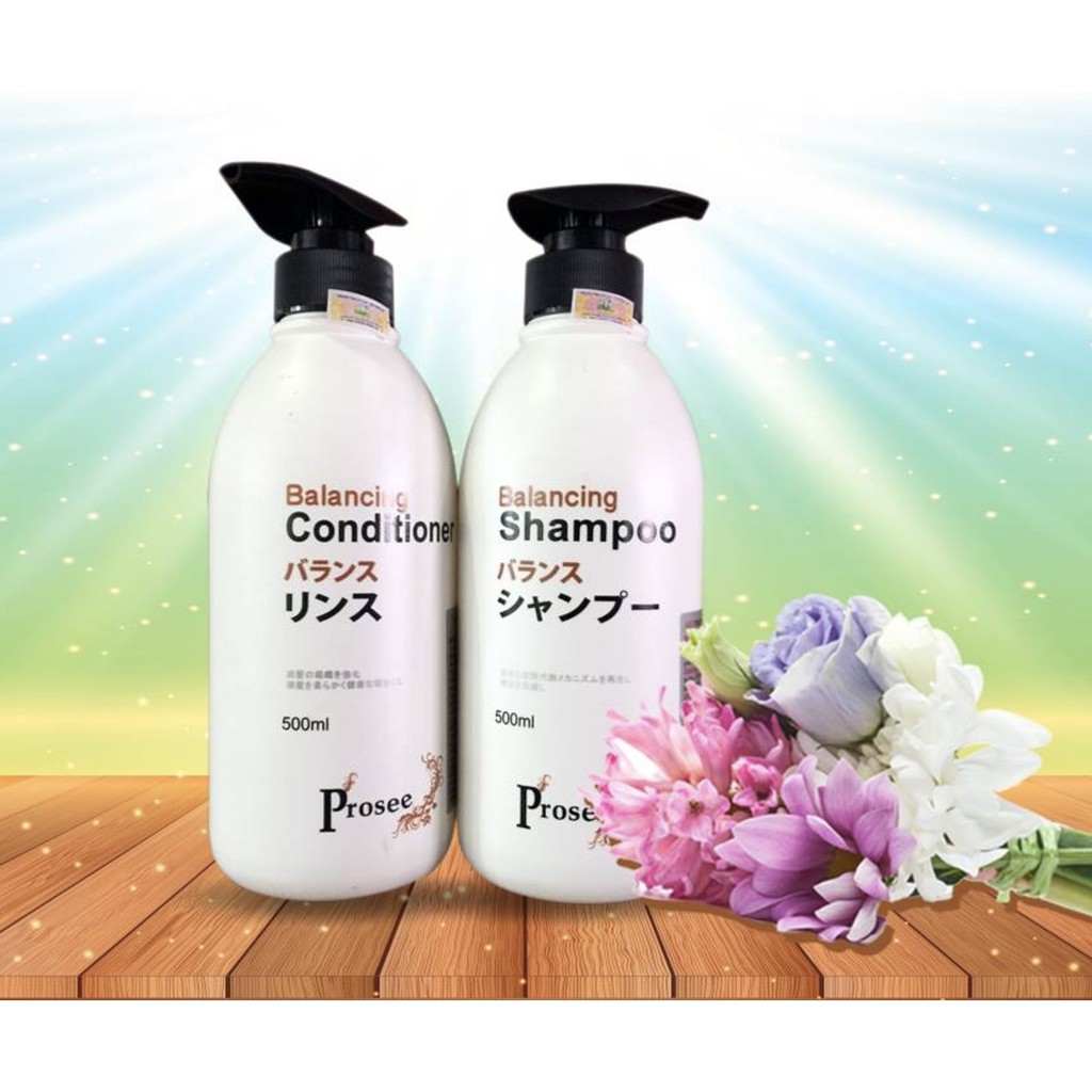 🌼Chính hãng 🌺 Cặp gội xả dành cho tóc gàu, dầu, nhanh bết, và hay rụng tóc Prosee Balancing AS13/AC13 500mlx2 | BigBuy360 - bigbuy360.vn