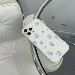 Ốp lưng / Iphone hoa tím xà cừ Aldershop