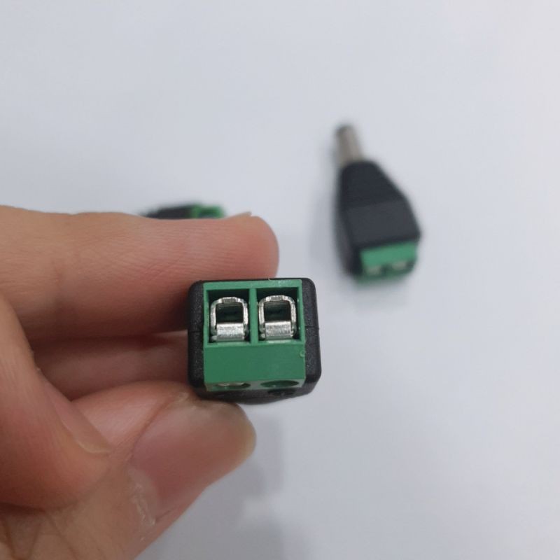 Jack DC đực vặn ốc