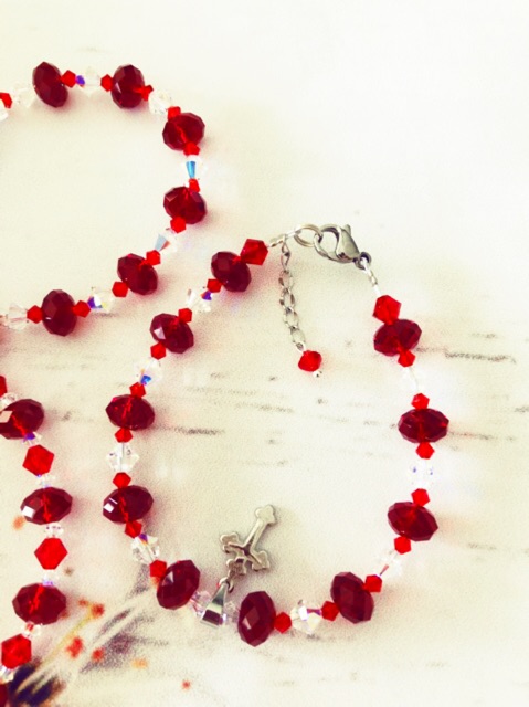 Vòng Tay-Chuỗi 10 Kinh Pha Lê Áo