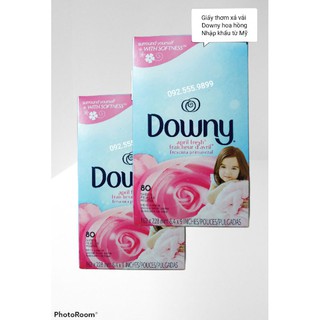 1 Thùng giấy thơm xả vải Downy 80 tờ( 9 hộp 1 thùng)