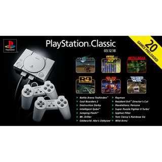 Máy chơi game ps1 classic scph-1000r HACK + USB 64G fullgame
