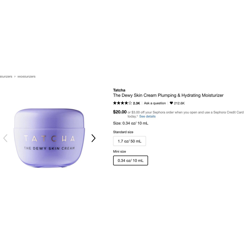 Set chăm sóc da mặt Tatcha