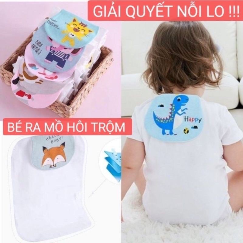 Khăn Thấm Mồ Hôi Lưng / Tránh Cảm Lạnh Cho Bé