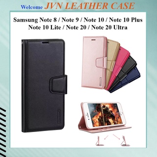 Bao da kiểu ví samsung note 8, note 9, note 10, note 10 plus, note 10 lite, s10 lite, note 20, note 20 ultra hiệu hanman