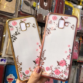 Samsung Galaxy J6 Plus (+) ốp lưng đính đá 3 hàng cao cấp