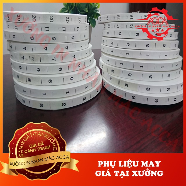 [XẢ KHO]_CUỘN MÁC SIZE SỐ TỪ 1-10_MÁC SIZE ĐỒ TRẺ EM _ MỀM MỊN, KHÔNG NGỨA