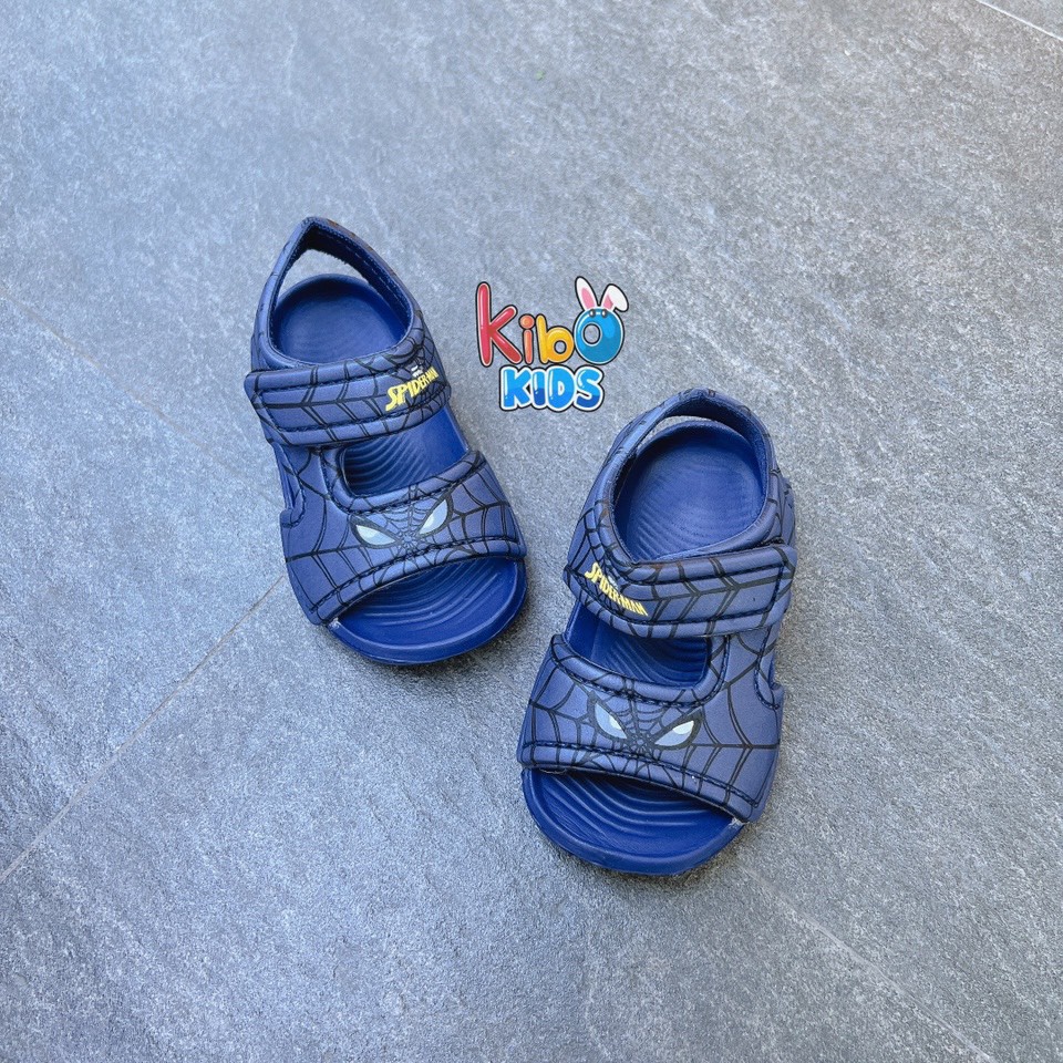 Sandal Xốp Cho Bé Trai Siêu Nhẹ Siêu Bền Hoạ Tiết Siêu Nhân SA409