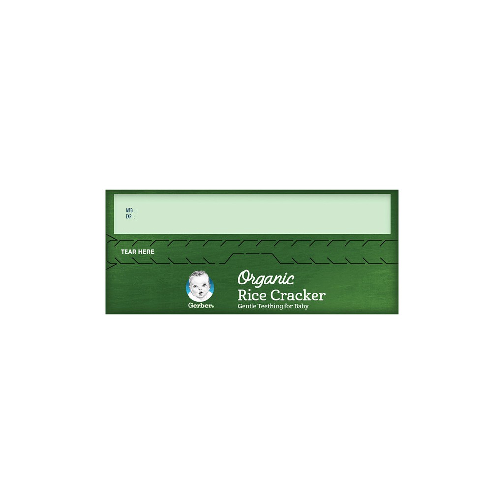 [MKB Gift] Bánh gạo hữu cơ GERBER ORGANIC – Hộp 48G