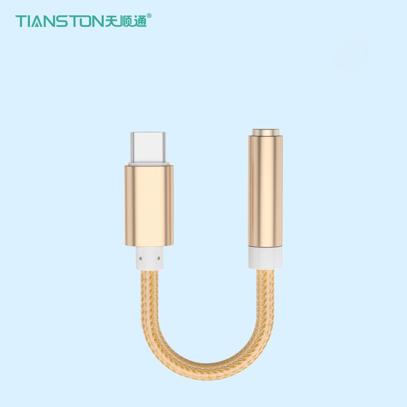 [NHSP30]Jack chuyển đổi Type-C ra AUX 3.5mm TIANSTON Type-C To AUDIO Cable🍆[SIÊU SALE]🍆Đầu chuyển type c to 3.5