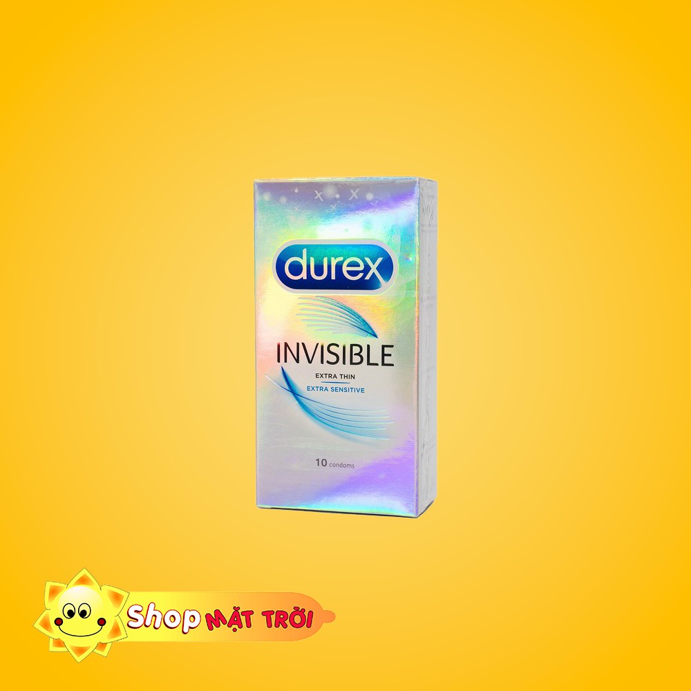 [Siêu giảm giá ]Bao Cao Su ÔM SÁT SIÊU MỎNG Durex Invisible - 10 cái