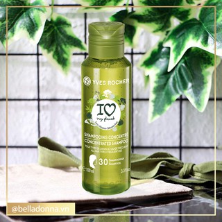 Dầu Gội Cô Đặc Yves Rocher I Love My Planet Shampoo 100ml