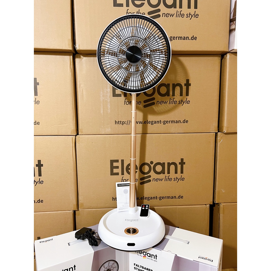 Quạt gấp thông minh Elegant, quạt gấp gọn, nhỏ gọn, tiện lợi công suất 14W - Nhập khẩu chính hãng tại Đức