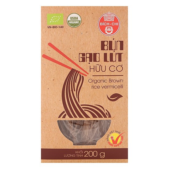 BÚN GẠO LỨT HỮU CƠ BÍCH CHI 200G