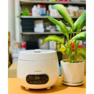 Nồi Cơm Điện Mini Kỹ Thuật Số 0,8 lít Lock&Lock EJR326WHT (hàng chính hãng)