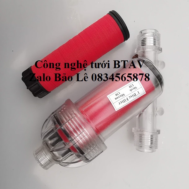 LỌC CẶN CHO BỒN NƯỚC GIA ĐÌNH LỌC Y34 TRONG SUỐT ĐĨA ĐỎ