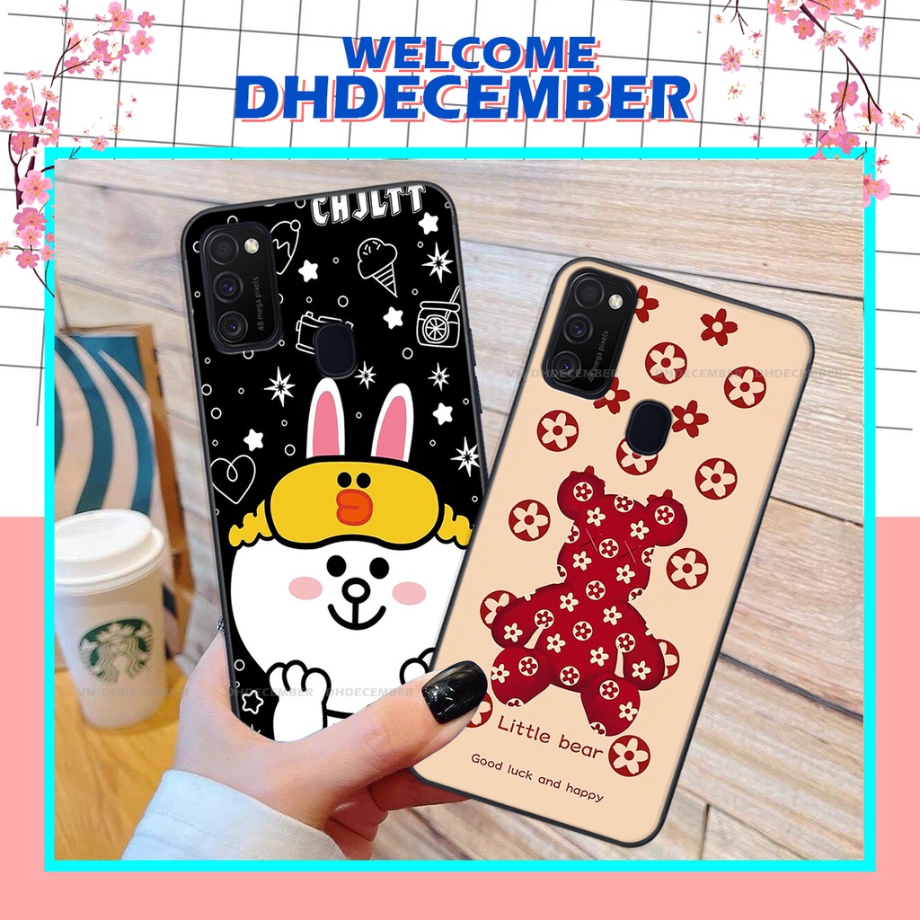 Ốp lưng Samsung Galaxy M21 / M31 / M30S in hình gấu K@ws, gấu nâu, dor@emon RẺ- ĐẸP- BỀN