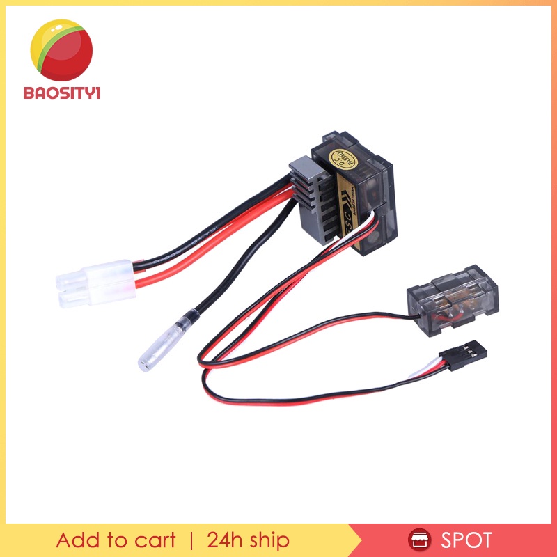 Bộ Điều Khiển Tốc Độ Động Cơ Chổi Than 320A ESC Cho Xe Hơi / Tàu Thuyền Điều Khiển Từ Xa 1 / 8 1 / 1