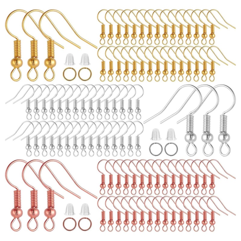 Set 450 Cái Gồm 150 Móc Và 150 Hạt Gắn Trang Sức