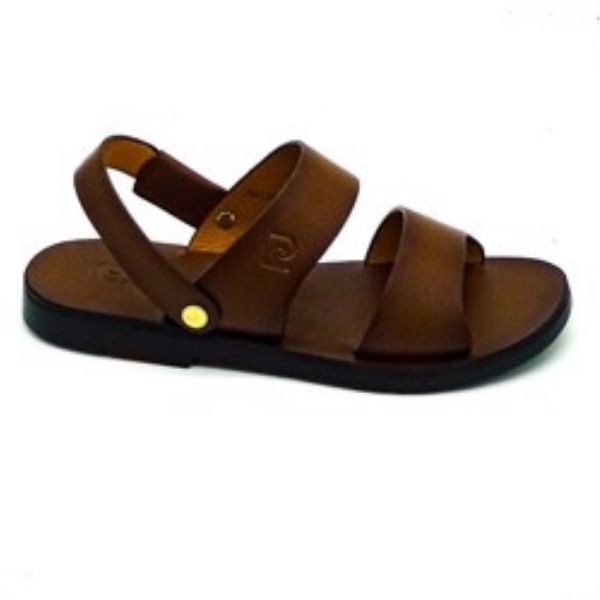 Sandal nam da thật nhập khẩu cao cấp quai đôi bản rộng Pierre Cardin, quai hậu điều chỉnh nâng, hạ - PCMFWL 137