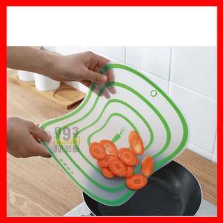 Thớt nhựa,thớt nhà bếp,thớt kháng khuẩn,thớt nhựa dẻo thái hoa quả 40x30 cm