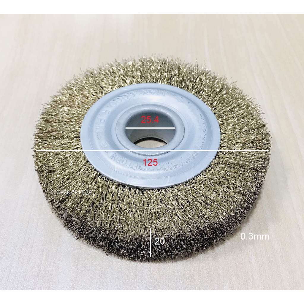 Bánh Cước Thép 125x20x25.4