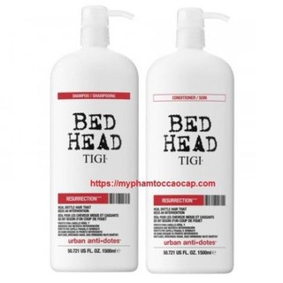 [TIGI]DẦU GỘI XẢ TIGI ĐỎ 1500ML(TIGI URBAN ANTIDOTES™ LEVEL 3 RESURRECTION)-Chính Hãng