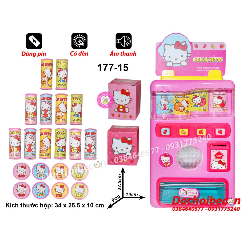 Máy bán nước tự động - Dùng pin, có đèn âm thanh2