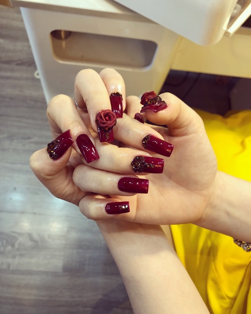 Set sơn gel đỏ thần thánh