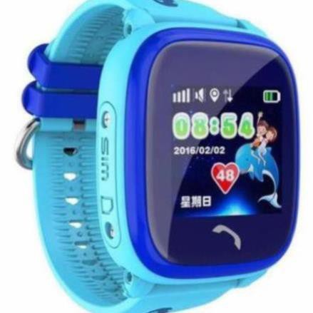 Đồng hồ định vị trẻ em JVJ DF25 Tím, đồng hồ thông minh GPS, chống nước, lắp sim nghe goi hai chiều, BH 12 tháng