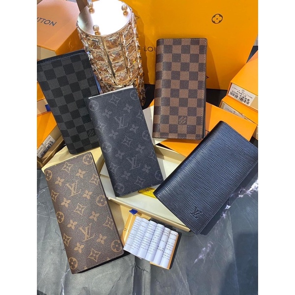 Ví Nam cầm tay da thật LV phong cách thời trang
