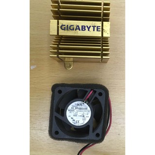Bộ tản nhiệt nhôm chipset Gigabyte + quạt ADDA 4cm