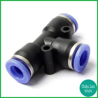 T nối nhanh pe 8mm lắp ống phun sương