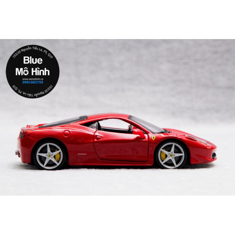 Blue mô hình | Mô hình xe Ferrari 458 Italia Bburago 1:24