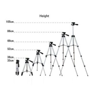 Giá đỡ 3 chân máy chụp ảnh Tripod TF-3110 + Miếng kẹp điện thoại - KIMCHI