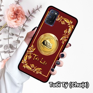 Ốp điện thoại OPPO A52/ A92 in hình 12 con giáp,phong thủy,bền đẹp – lưng kính tráng gương viền dẻo