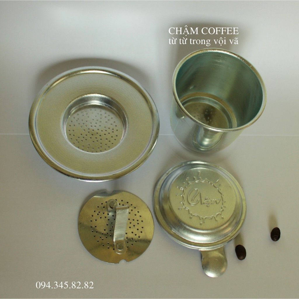 Phin nhôm pha cà phê Logo Chậm