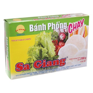 Bánh phồng chay Sa Giang hộp 200g