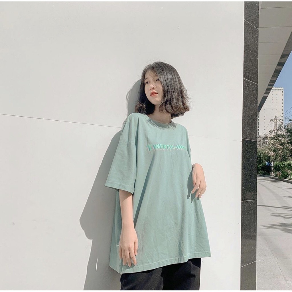Áo Thun TWENTY 20 INCH XANH MINT Ulzzang Unisex 1hitshop | BigBuy360 - bigbuy360.vn
