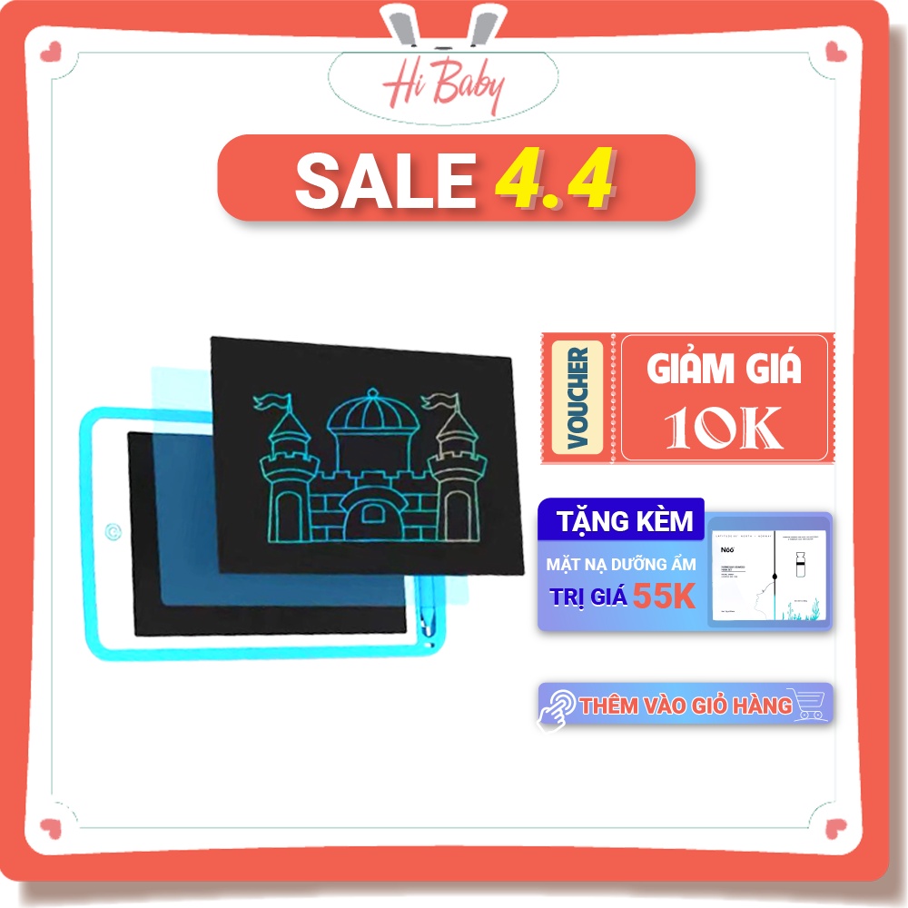 Bảng Viết Thông Minh LCD Tự Xóa 8.5 inch Cho Bé Tập Vẽ, Viết ( sáng tạo)