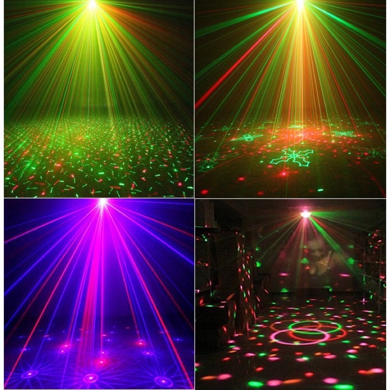 Đèn cầu xoay LED RGB