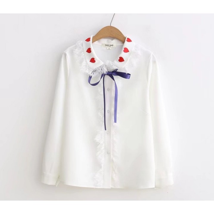 Combo áo sơmi trắng Korea 2hand 290k (Ảnh minh họa)