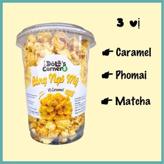 Bỏng ngô Đôla’s 3 vị caramel ,matcha,phomai