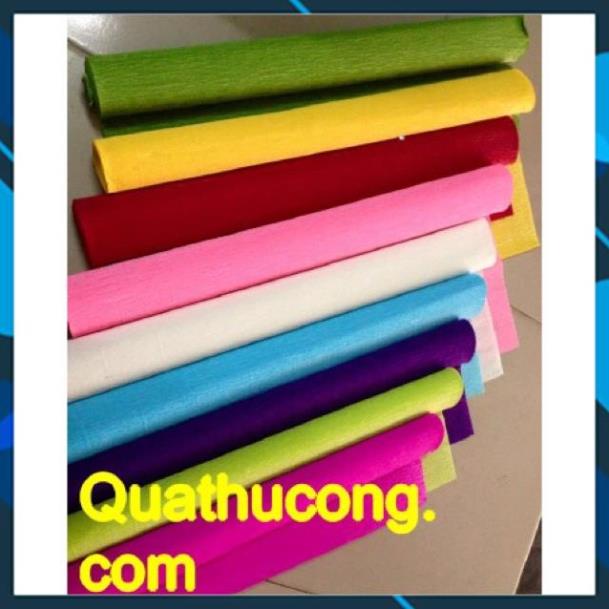 Giấy nhún giấy nhăn làm hoa - thuytinhshop
